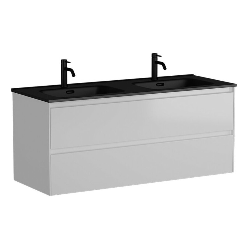 Тумба под раковину Sancos Cento 120, подвесная, белый глянец, CN120-2W