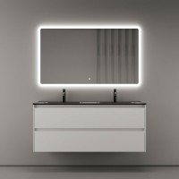 Тумба под раковину Sancos Cento 120, подвесная, белый глянец, CN120-2W