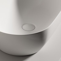 Раковина Ceramicanova Twist CN12001MW, 50 см, сантехфарфор, накладная, белый матовый