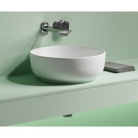 Раковина Ceramicanova Taycan CN12003, 37.5 см, сантехфарфор, накладная, белый