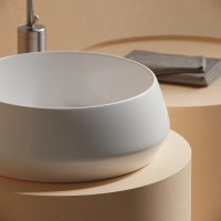 Раковина Ceramicanova Maya CN12004, 40 см, сантехфарфор, накладная, белый