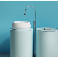 Раковина Ceramicanova Maya CN12004MW, 40 см, сантехфарфор, накладная, белый матовый