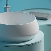 Раковина Ceramicanova Maya CN12004MW, 40 см, сантехфарфор, накладная, белый матовый
