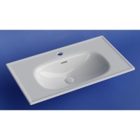 Раковина Ceramicanova Sabo CN13002, 80 см, сантехфарфор, белый