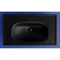 Раковина Ceramicanova Sabo CN13002MB, 80 см, сантехфарфор, черный матовый