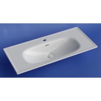 Раковина Ceramicanova Sabo CN13003, 100 см, сантехфарфор, белый