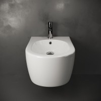 Биде Ceramicanova Simple Rimless CN1303, подвесное, белое