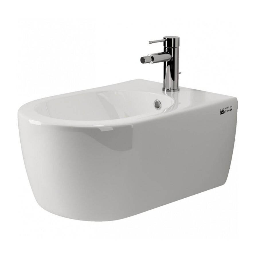 Биде Ceramicanova Simple Rimless CN1303, подвесное, белое