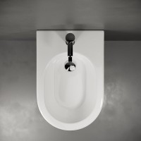 Биде Ceramicanova Simple Rimless CN1303, подвесное, белое
