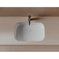 Раковина Ceramicanova Era CN15006, 57 см, сантехфарфор, белый