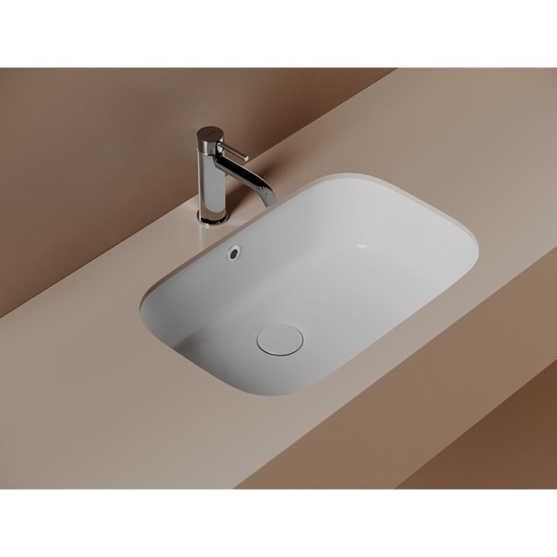 Раковина Ceramicanova Era CN15006, 57 см, сантехфарфор, белый