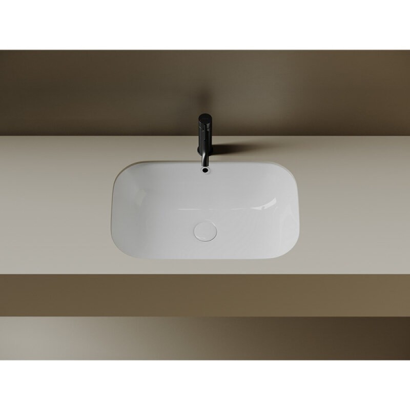 Раковина Ceramicanova Era CN15007, 61 см, сантехфарфор, белый