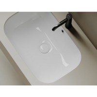 Раковина Ceramicanova Era CN15007, 61 см, сантехфарфор, белый