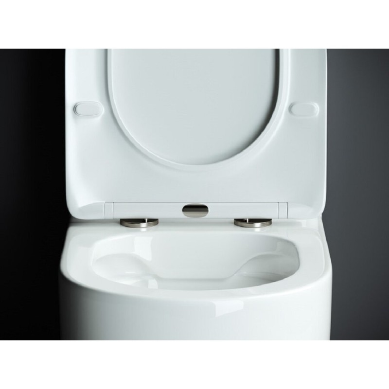 Унитаз компакт Ceramicanova Mia Rimless CN1801 крышка микролифт, безободковый, белый, сантехфарфор