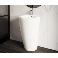 Раковина напольная Ceramicanova, 52,5 x 52 x 86 см, CN1807, сантехфарфор
