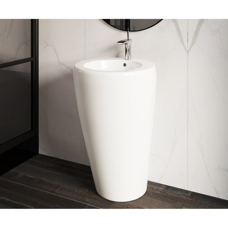 Раковина напольная Ceramicanova, 52,5 x 52 x 86 см, CN1807, сантехфарфор