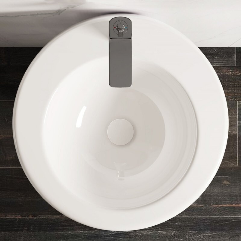 Раковина напольная Ceramicanova, 52,5 x 52 x 86 см, CN1807, сантехфарфор