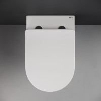 Приставной унитаз Ceramicanova Highlight Rimless CN1812, безободковый, крышка с микролифтом