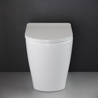 Приставной унитаз Ceramicanova Highlight Rimless CN1812, безободковый, крышка с микролифтом