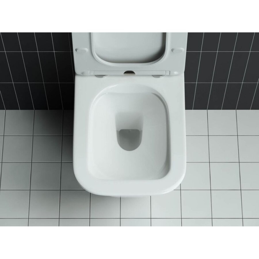 Подвесной унитаз Ceramicanova Mono Rimless CN1902 35 x 50 x 36 см безободковый, сантехфасфор, с сиденьем Soft Close
