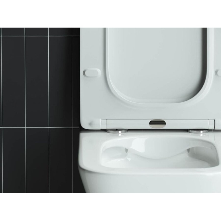 Подвесной унитаз Ceramicanova Mono Rimless CN1902 35 x 50 x 36 см безободковый, сантехфасфор, с сиденьем Soft Close
