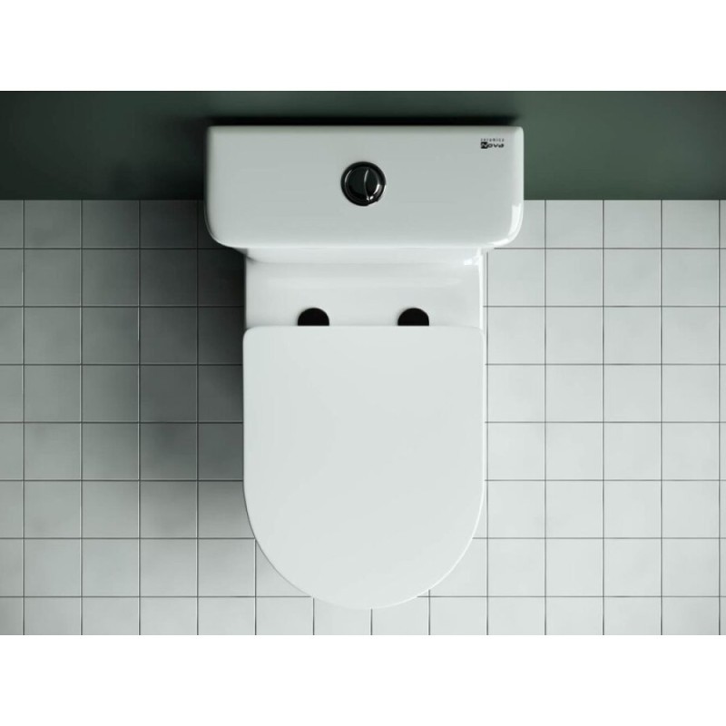 Напольный унитаз Ceramicanova Star Rimless CN1904 39 x 65 x 84 см безободковый, с сиденьем Soft Close, сантехфарфор