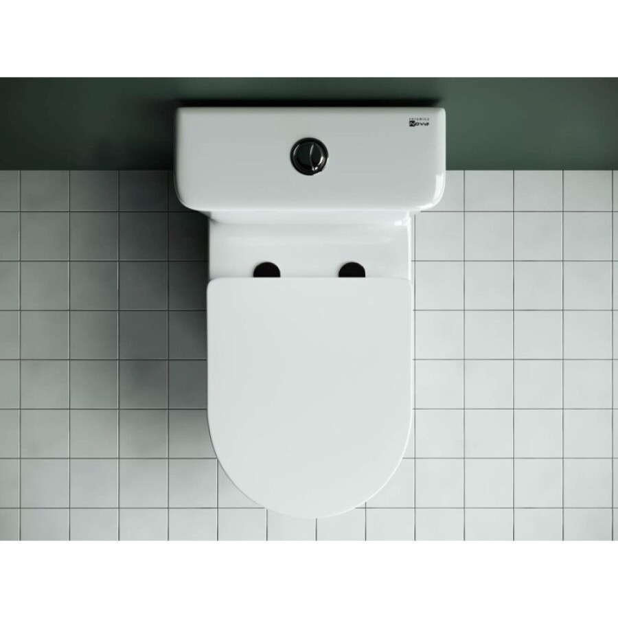 Напольный унитаз Ceramicanova Star Rimless CN1904 39 x 65 x 84 см безободковый, с сиденьем Soft Close, сантехфарфор