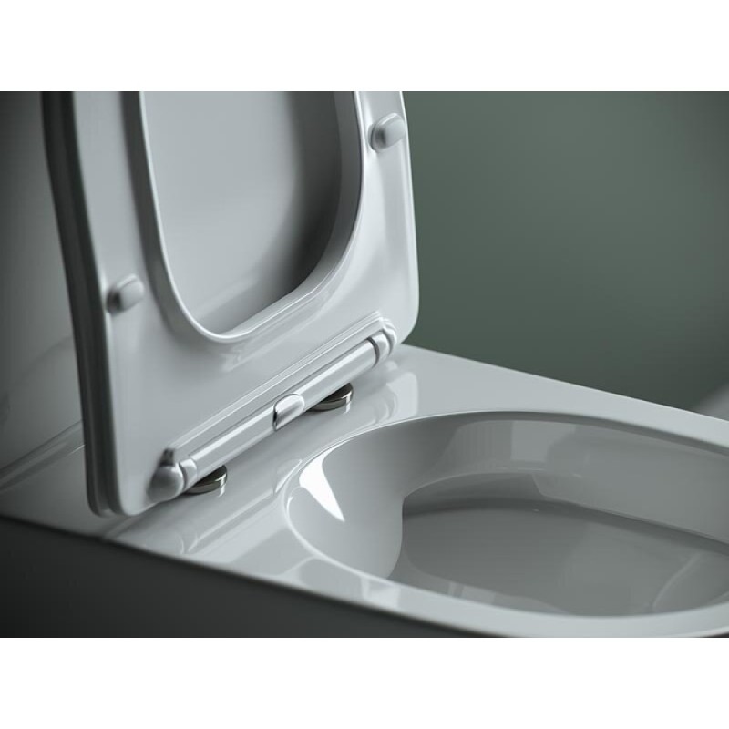 Напольный унитаз Ceramicanova Star Rimless CN1904 39 x 65 x 84 см безободковый, с сиденьем Soft Close, сантехфарфор