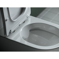 Напольный унитаз Ceramicanova Star Rimless CN1904 39 x 65 x 84 см безободковый, с сиденьем Soft Close, сантехфарфор