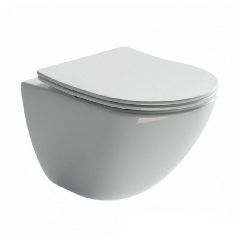 Инсталляция Ceramicanova Balance CN1905_121002CH, с безободковым унитазом Mono, сиденье микролифт, клавиша Square хром
