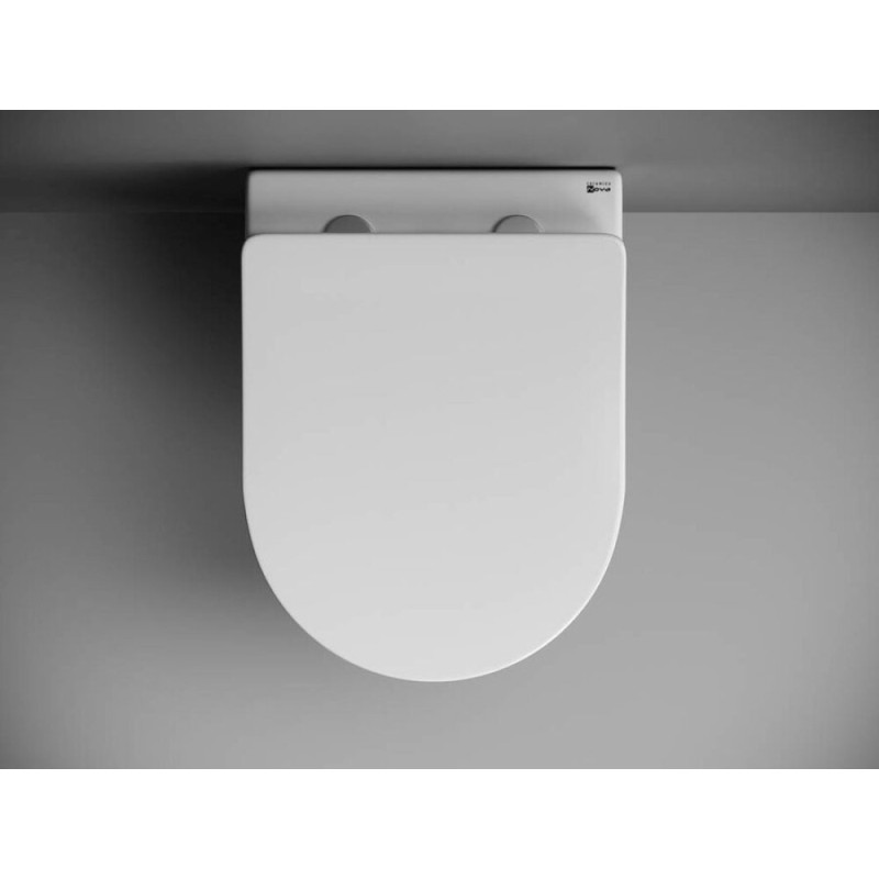 Подвесной унитаз Ceramicanova Mono Rimless CN1905 35 x 50 x 36 см безободковый, с сиденьем Soft Close, сантехфарфор