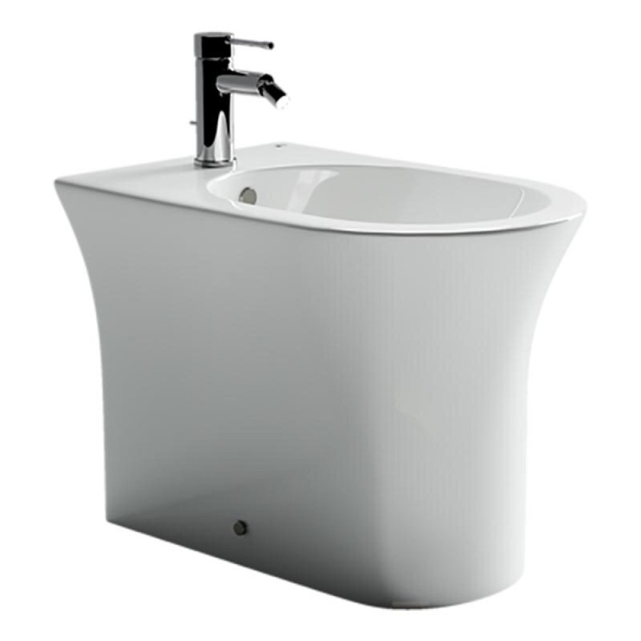 Биде Ceramicanova Star CN1906 36 x 55 x 41 см, напольное, сантехфарфор