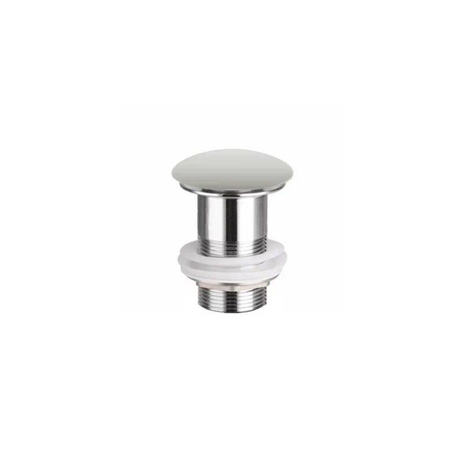 Донный клапан Ceramicanova CN2000MSG, для раковины, Click-Clack, серый матовый
