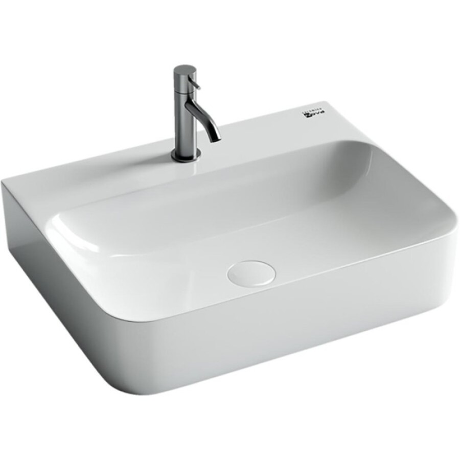 Раковина Ceramicanova Aura CN2001 61 x 48 x 14 см, подвесная, без перелива, сантехфарфор