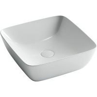 Раковина Ceramicanova Form CN2002 41 x 41 x 14.5 см, накладная, без перелива, сантехфарфор