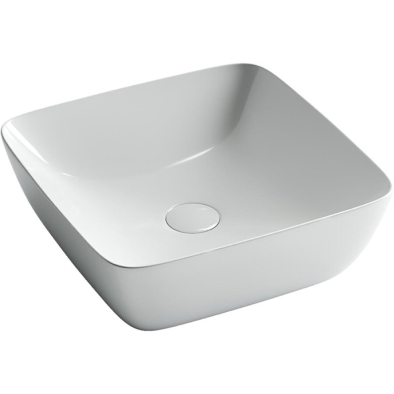 Раковина Ceramicanova Form CN2002 41 x 41 x 14.5 см, накладная, без перелива, сантехфарфор