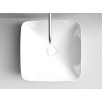 Раковина Ceramicanova Form CN2002 41 x 41 x 14.5 см, накладная, без перелива, сантехфарфор