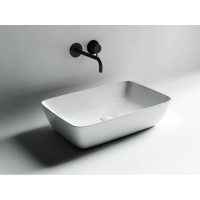 Раковина Ceramicanova Form CN2003 58 x 38 x 14.5 см, накладная, без перелива, сантехфарфор
