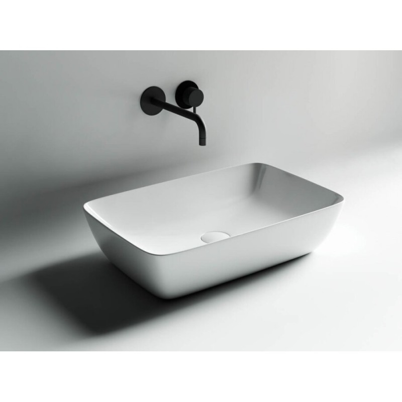Раковина Ceramicanova Form CN2003 58 x 38 x 14.5 см, накладная, без перелива, сантехфарфор
