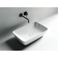 Раковина Ceramicanova Form CN2003 58 x 38 x 14.5 см, накладная, без перелива, сантехфарфор
