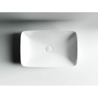 Раковина Ceramicanova Form CN2003 58 x 38 x 14.5 см, накладная, без перелива, сантехфарфор