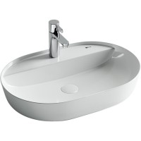 Раковина Ceramicanova Modo CN2004 61 x 45 x 13.5 см, накладная, с плоскостью под смеситель, сантехфарфор