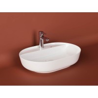 Раковина Ceramicanova Modo CN2004 61 x 45 x 13.5 см, накладная, с плоскостью под смеситель, сантехфарфор