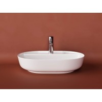 Раковина Ceramicanova Modo CN2004 61 x 45 x 13.5 см, накладная, с плоскостью под смеситель, сантехфарфор