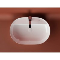 Раковина Ceramicanova Modo CN2004 61 x 45 x 13.5 см, накладная, с плоскостью под смеситель, сантехфарфор