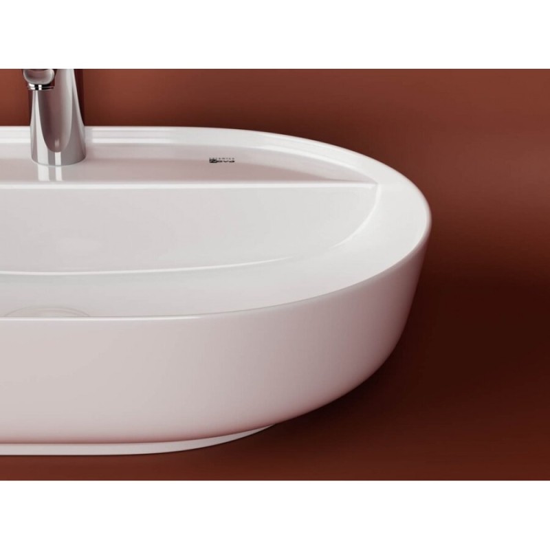 Раковина Ceramicanova Modo CN2004 61 x 45 x 13.5 см, накладная, с плоскостью под смеситель, сантехфарфор