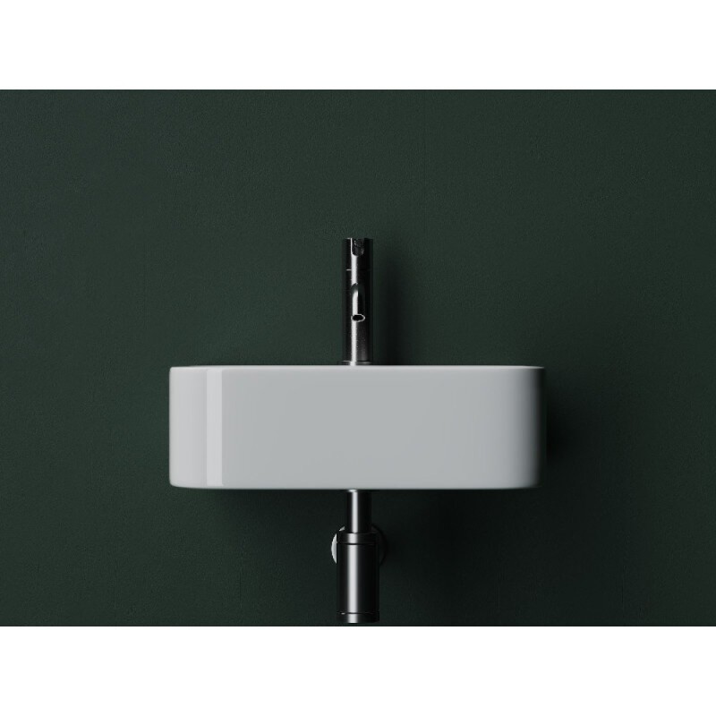 Раковина Ceramicanova Aura CN2005, 45 см, подвесная, сантехфарфор, цвет белый