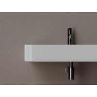 Раковина Ceramicanova Aura CN2006, 80 см, подвесная, сантехфарфор, цвет белый