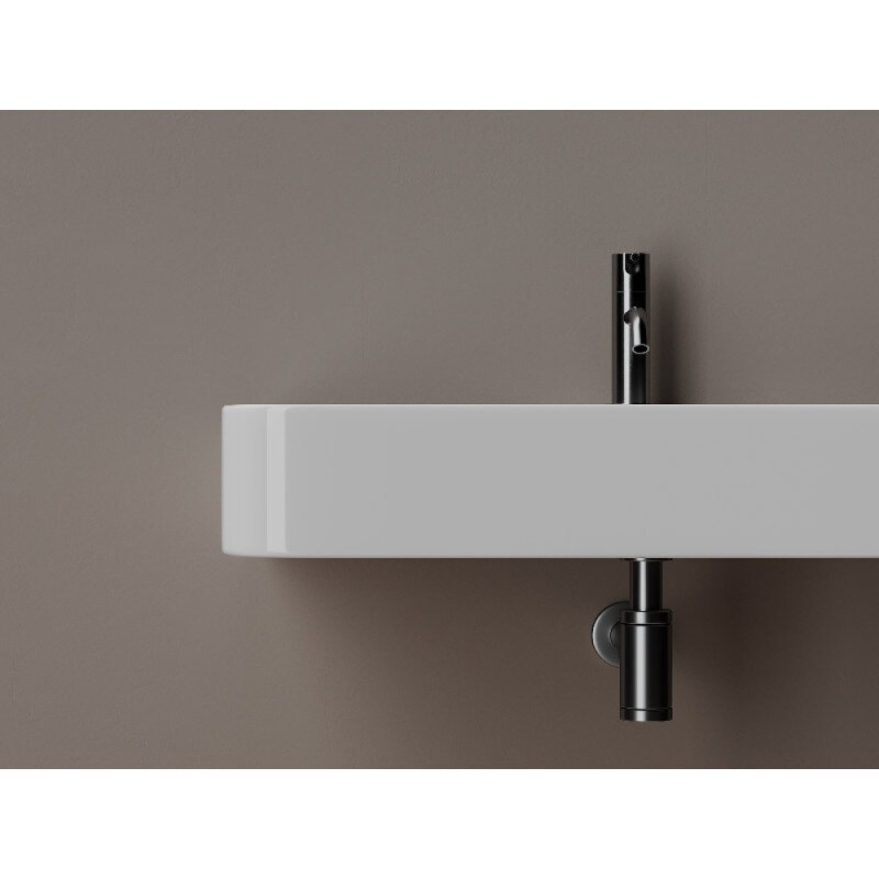 Раковина Ceramicanova Aura CN2006, 80 см, подвесная, сантехфарфор, цвет белый