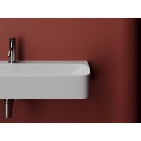 Раковина Ceramicanova Aura CN2007, 100 см, подвесная, сантехфарфор, цвет белый
